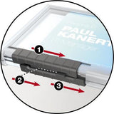 DURABLE PUSHBOX TRIO Ausweishalter 87 x 54 mm, 10 Stück, transparenter Kunststoff mit RFID-Schutz