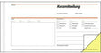 SIGEL Kurzmitteilung SD008 1/3 DIN A4 quer selbstdurchschreibend 2x40 Blatt
