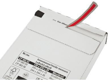 ColomPac Versandkarton Premium CP155.456 Blitzbodenkarton braun 1-wellig mit Selbstklebeverschluss