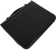 Soennecken Schreibmappe Essen 5164 mit Griff, Lederimitat schwarz, DIN A4, inkl. Solartaschenrechner