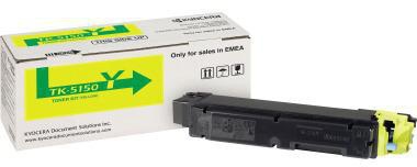 KYOCERA Toner TK-5150Y gelb – Originalzubehör für ECOSYS M6035cidn, M6535cidn, P6035cdn, ca. 10.000 Seiten