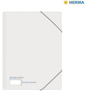 HERMA Folienetikett SPECIAL 45,7 x 21,2 mm transparent, 1.200 Etiketten, No-Label-Effekt