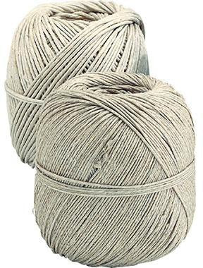 Naturfaserkordel 40 m, 2 mm, 135 g – Soennecken eG, 2-fach gedreht für sicheres Bündeln und Verpacken