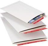 ColomPac Versandtasche Rigid CP 012.02 B5+ Vollpappe weiß – Knickschutz, Selbstklebung, FSC