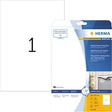 HERMA Universaletikett PREMIUM 210 x 297 mm, 25 Etiketten, weiß, staufrei, FSC