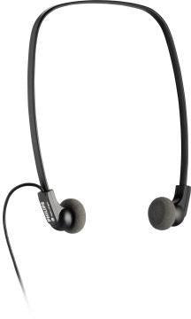 Philips LFH0334/00 In-Ear Kopfhörer mit 3,5 mm Klinkenstecker und 3 m Kabel für Diktier- und Transkriptionssysteme