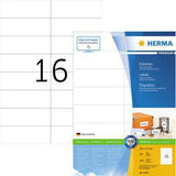 HERMA Universaletikett PREMIUM 105 x 37 mm, 1.600 Etiketten, weiß, FSC, Made in Germany