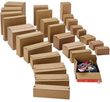 COLOMPAC Versandkarton Eurobox CP154.201520 195x145x190mm braun – Selbstklebeverschluss, 1-wellig