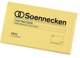Soennecken Haftnotiz 5811 75x75mm 100 Blatt gelb – FSC-zertifiziert, rückstandsfrei entfernbar