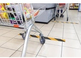 DURABLE Bodenmarkierung DURALINE 1043130 50mmx5m ablösbar selbstklebend signalgelb/schwarz