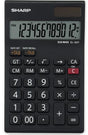 SHARP Tischrechner EL-124TWH – Kompakter Solarrechner mit 12-stelligem Display