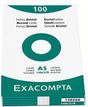 Exacompta Karteikarten DIN A8 blanko, 205 g/m², weiß, 100 Stück pro Packung