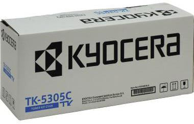 KYOCERA Toner TK-5305C Cyan – Originalzubehör für TASKalfa 350ci/351ci, ca. 6.000 Seiten