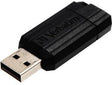 Verbatim PinStripe USB-Stick 16GB USB 2.0 Schwarz – Kompakter Speicher für unterwegs