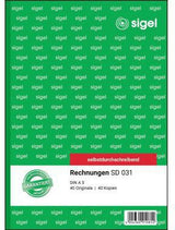 SIGEL Rechnungsblock DIN A5 selbstdurchschreibend 2x40 Blatt mit 1 Durchschlag