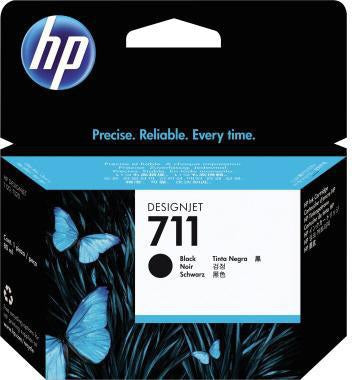 HP Tintenpatrone 711 CZ133A schwarz 80 ml Originalzubehör für präzise Druckergebnisse