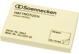 Soennecken Haftnotiz 5811 75x75mm 100 Blatt gelb – FSC-zertifiziert, rückstandsfrei entfernbar