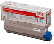OKI Toner 43872307 Cyan – Originaltoner für ca. 2.000 Seiten, Kompatibel mit C 5650 und C 5750 Serie