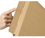ColomPac Versandkarton Universal CP020.04, 25,1x6x16,5 cm, braun, 1-wellig, mit Selbstklebeverschluss