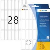 HERMA Vielzwecketikett 2360 13x40mm Papier weiß 896 St./Pack. – Universaletiketten