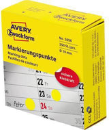 Avery Zweckform Markierungspunkte 3854, 19 mm, magenta, 250 Stück pro Packung