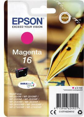 Epson Tintenpatrone C13T16234012 magenta 3,1 ml für ca. 165 Seiten