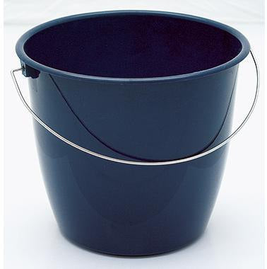 Putzeimer 10 Liter Kunststoff blau von NEUTRALWARE – mit Tragegriff