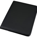 Alassio Schreibmappe Savona 30099 A4 Lederimitat schwarz – Konferenzmappe mit Schreibblock