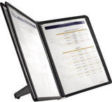 DURABLE SHERPA SOHO 5 Sichttafelständer DIN A4 schwarz mit 5 Sichttafeln