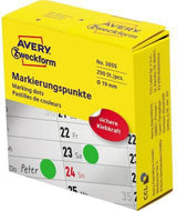 Avery Zweckform Markierungspunkte 3854, 19 mm, magenta, 250 Stück pro Packung