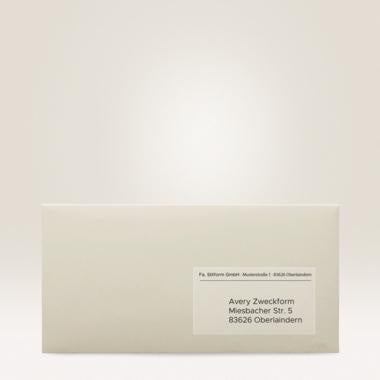 AVERY ZWECKFORM Adressetikett L4770-25 transparent 1000 Stück Polyester QuickPEEL