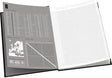 OXFORD Office Smart Black Notizbuch DIN A4 kariert 96 Blatt, Fadenbindung