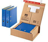 COLOMPAC Versandkarton POST-BOX CP067.07 – 46x16x31 cm, braun, Selbstklebeverschluss, FSC