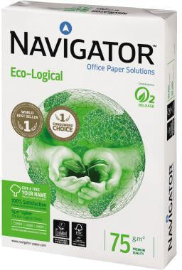 Navigator Eco-Logical Kopierpapier DIN A4 75g, 500 Blatt, FSC, holzfrei, für Laser & Inkjet
