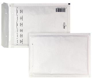 AIRPRO Luftpolstertasche W/13 145x215 mm weiß Kraftpapier 100 Stück mit Haftklebung