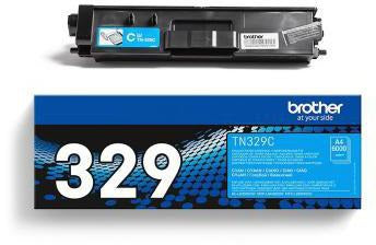 Brother Toner TN-329C cyan – Original-Toner für ca. 6.000 Seiten