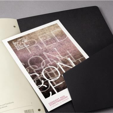 SIGEL Notizblock Conceptum C0800 Hardcover A4 kariert 80g schwarz