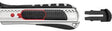 WEDO Cutter Safety 2-in-1 18 mm – Automatischer Klingenrückzug, Carbonstahl, Schwarz/Rot