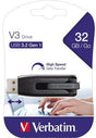 Verbatim Store 'n' Go V3 USB-Stick 32 GB USB 3.2 Gen 1 grau/schwarz – Schnelle Datenübertragung