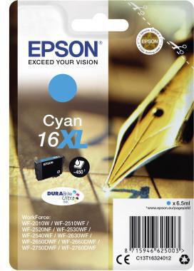 Epson Tintenpatrone C13T16324012 16XL cyan 6,5 ml für ca. 450 Seiten