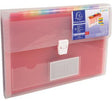 Exacompta Fächermappe CRYSTAL 55298E – 13 Fächer, PP, DIN A4, inkl. Indexstreifen