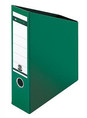 Leitz Stehsammler 24230025 DIN A4 76mm Hartpappe RC rot – Stabiler Aktenhalter für Schreibtisch & Regal