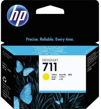 HP 711 Tintenpatrone CZ132A gelb 29 ml Originalzubehör für präzise Druckergebnisse
