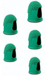 LÄUFER Blattwender 77111 Gr.1 grün – 12 mm, thermoplastischer Kautschuk, Made in Germany