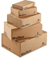 ColomPac Versandkarton Mailbox M – 1-wellige Wellpappe, DIN A4+, wiederverschließbar, FSC