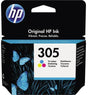HP Tintenpatrone 305 Originalzubehör mehrfarbig ca. 100 Seiten 2 ml