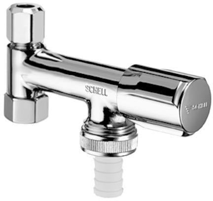 SCHELL Geräteventil COMFORT für Eckventil, RV, 3/8 Zoll, chrom – Nachträglicher Geräteanschluss