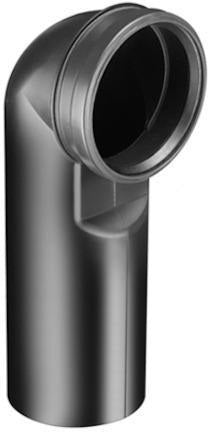 SCHELL PE-Wand-WC-Ablaufbogen DN 90/90 mit Doppellippen-Dichtung