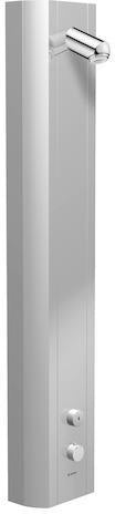 SCHELL Duschpaneel LINUS DP-SC-T Thermostat, DUKO Aerosolarm, aluminium-eloxiert