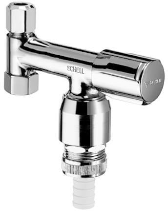 SCHELL Geräteventil COMFORT für Eckventil, RV, RB, 3/8 Zoll, chrom